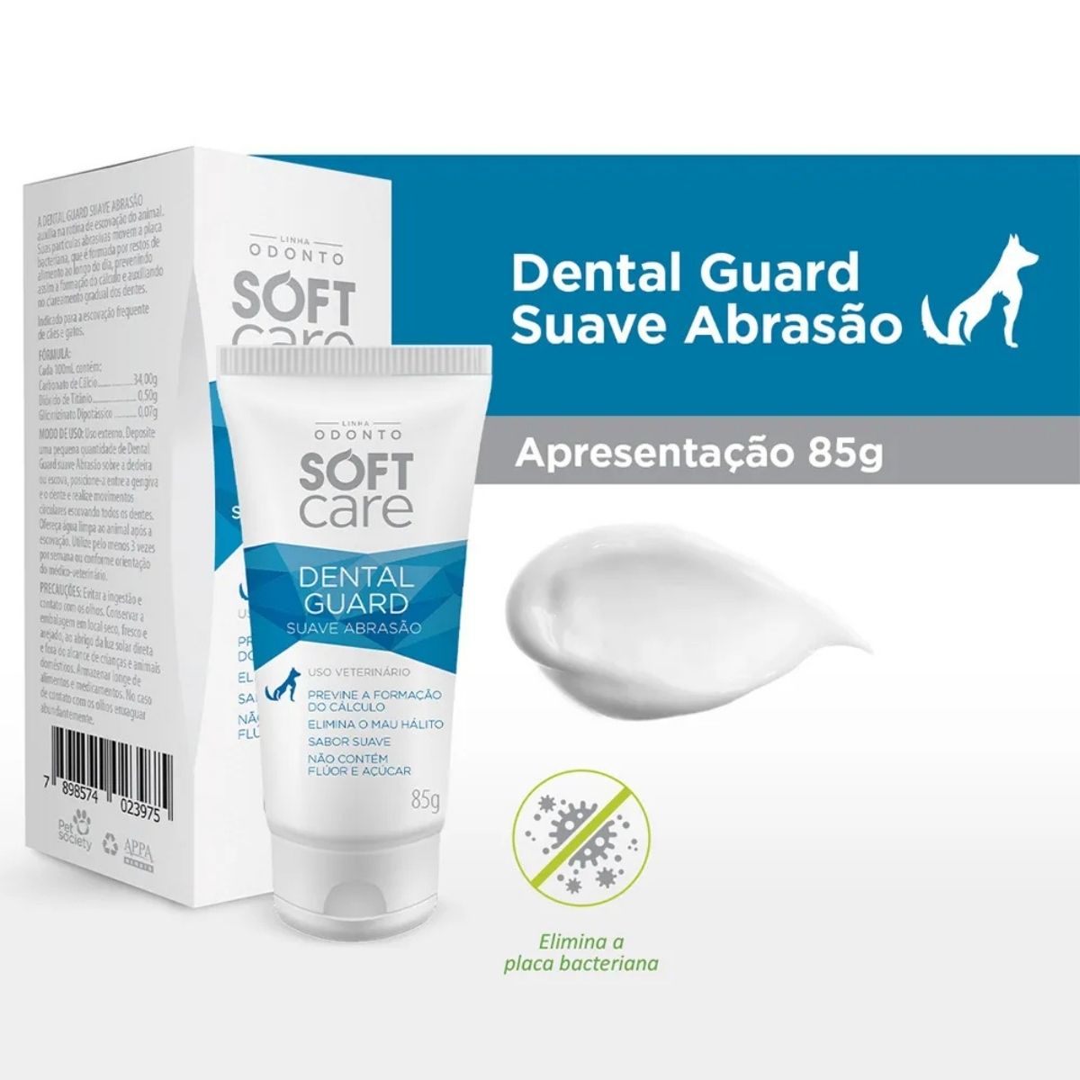 Pasta Dental Guard Soft Care para Cães e Gatos - 85g