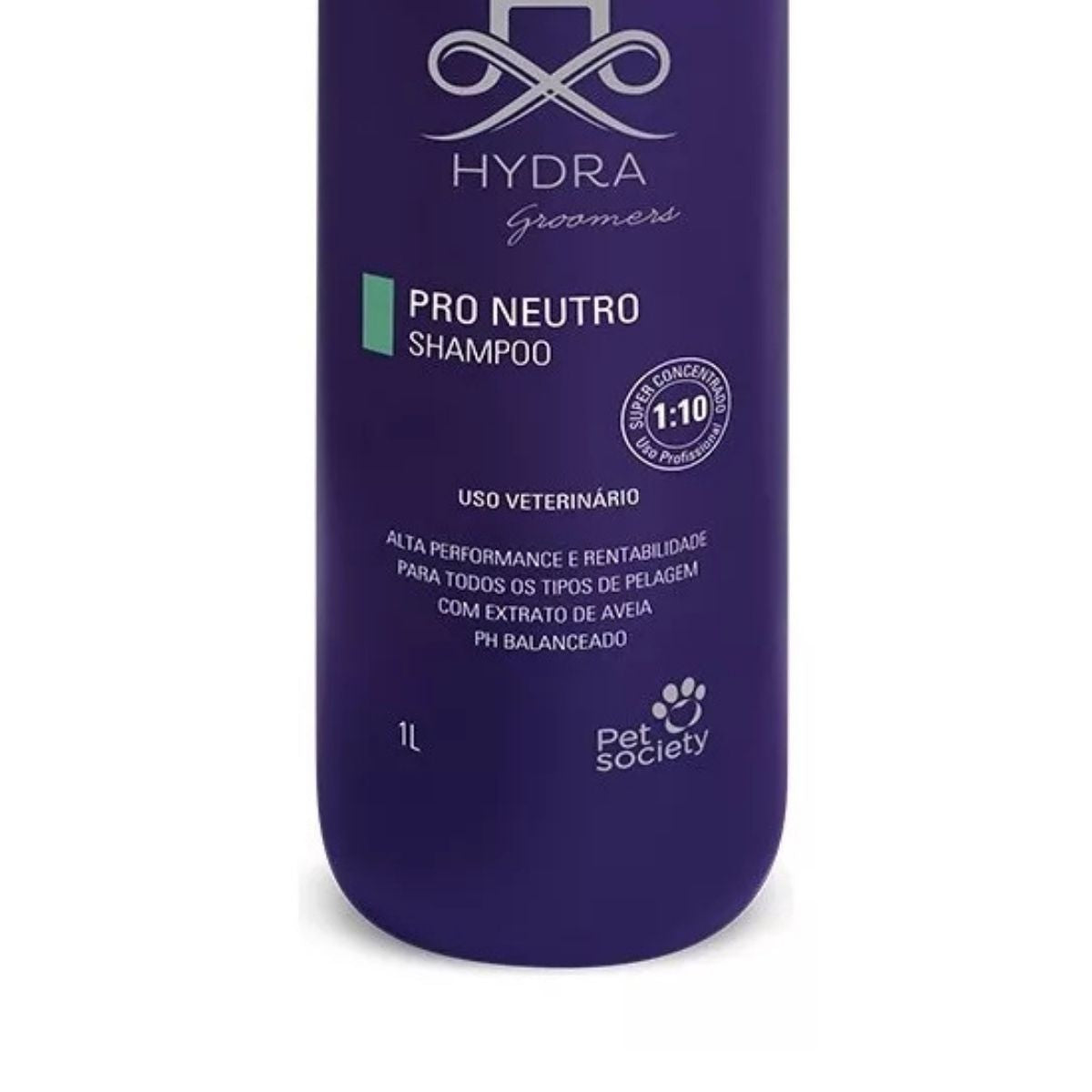 Shampoo Neutro Hydra Groomers Pro Pet Society para Cães e Gatos - 1L