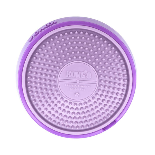 Alimentador Lento para Lamber Kong Licks Spinz Roxo Pequeno para Cachorro Plps3