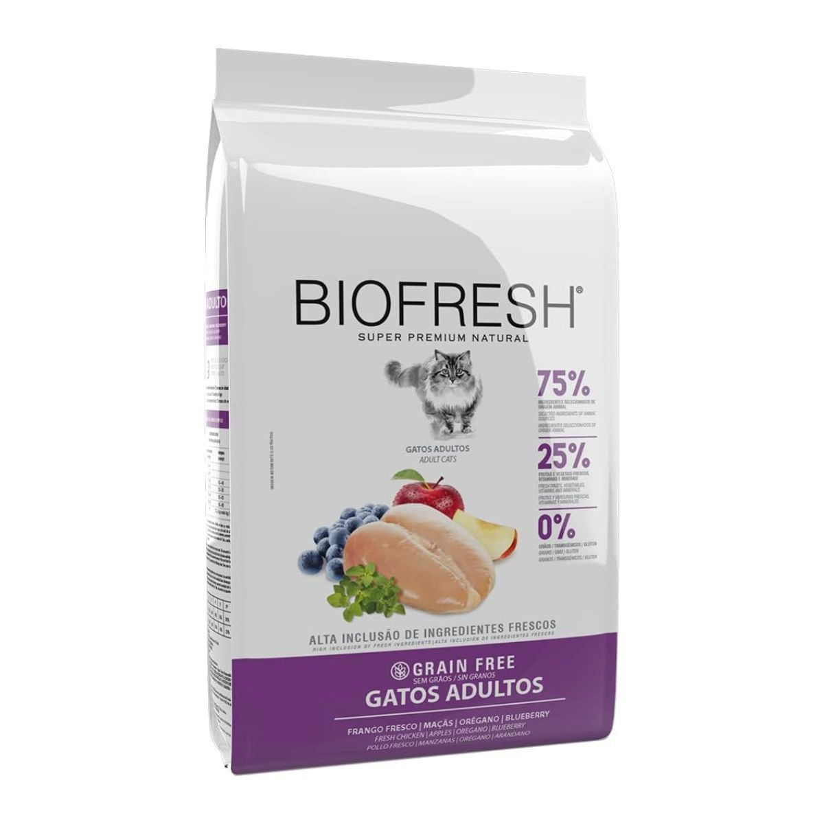 Ração para Gatos Adultos Grain Free Frango 7,5kg  Biofresh