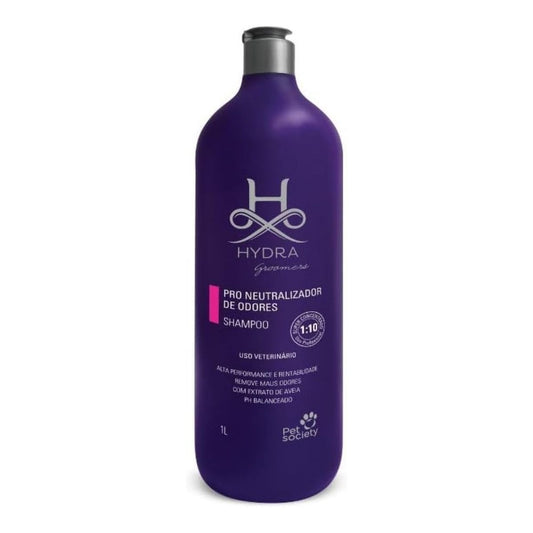 Shampoo Neutralizador Hydra Pet Society para Cães e Gatos - 1L (Diluição 1:10)