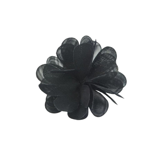 Laço para Cachorro Flor Pompom Preto Oh My Dog