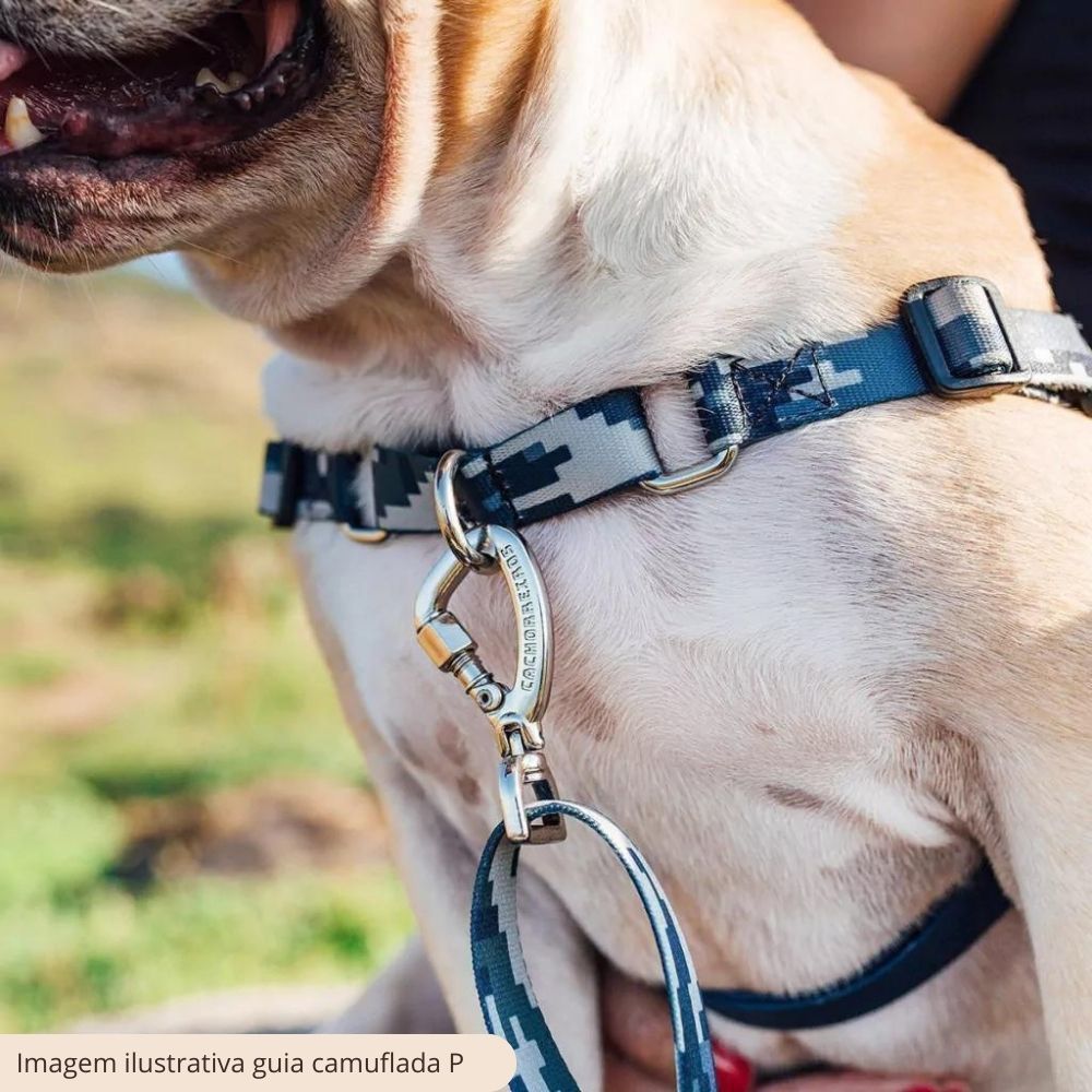 Peitoral Anti Puxão e Guia para Cachorro 1,2 Metros Red Tamanho G