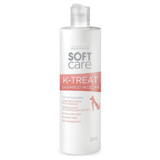 Shampoo Micelar Soft Care K-Treat para Cães e Gatos - 300ml