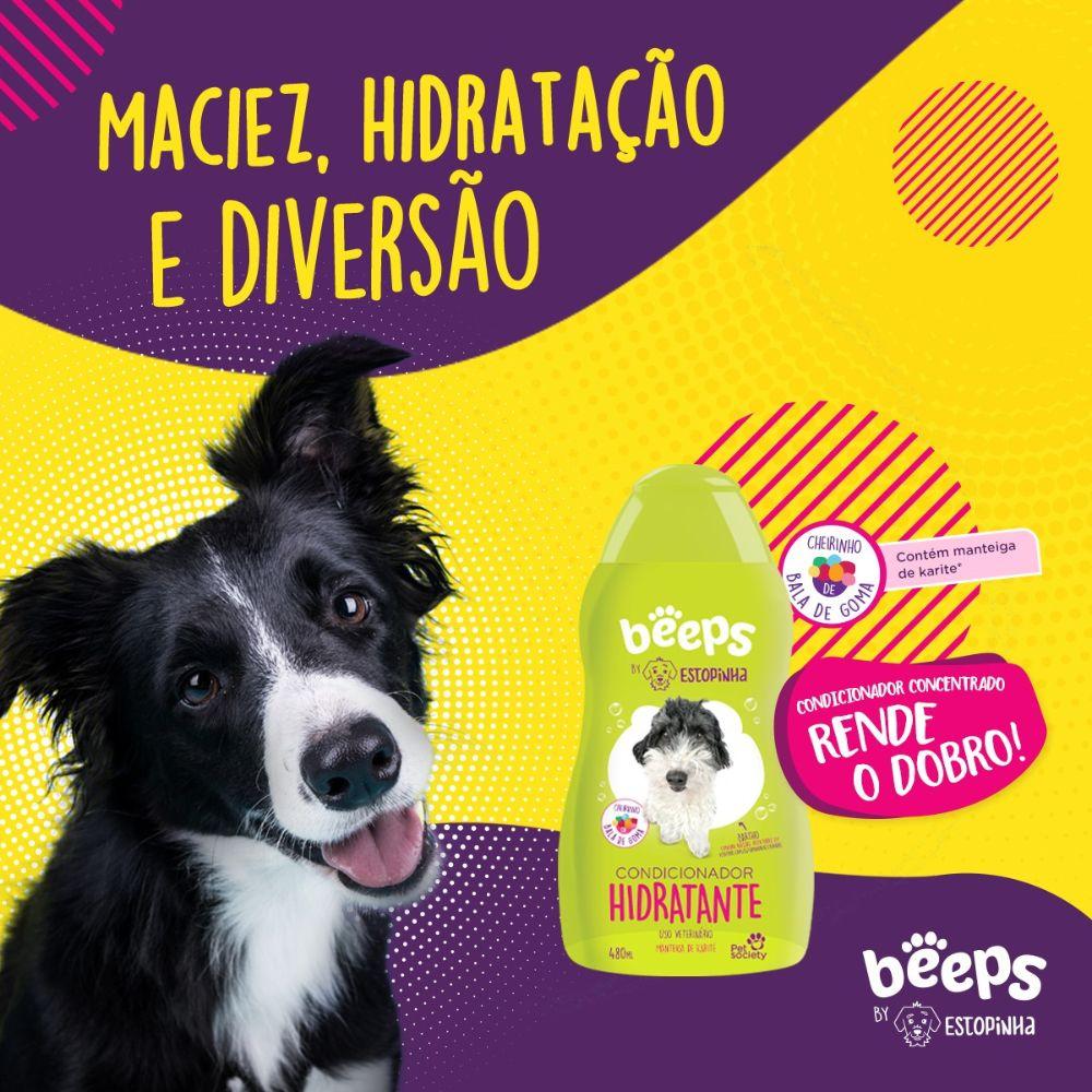 Condicionador Hidratante para Pet Manteiga de Karité 480ml Beeps