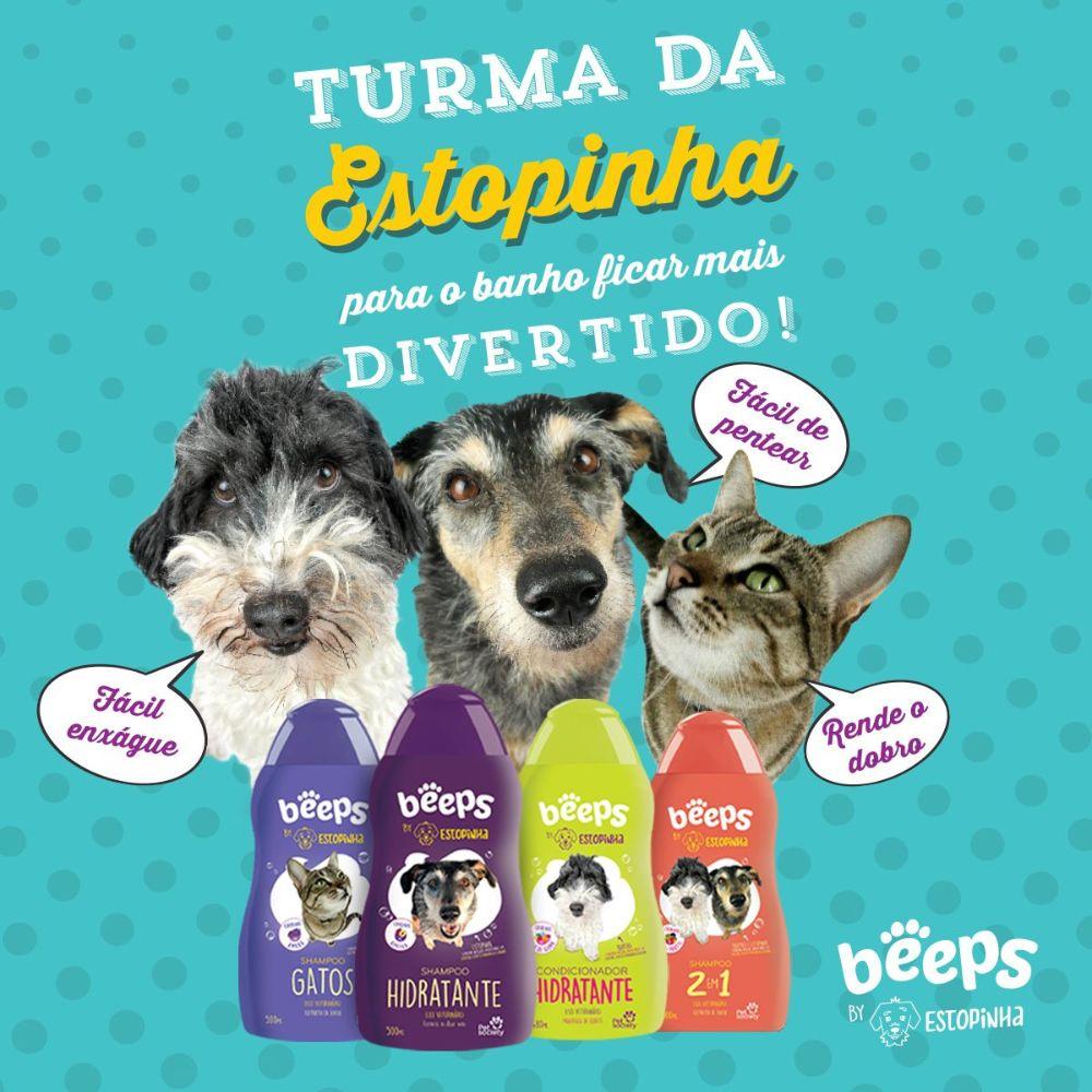 Shampoo para Gatos Extrato de Aveia 500 ml Beeps