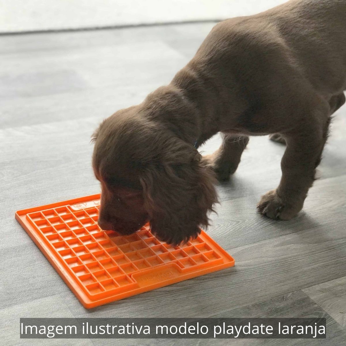 Tapete de Lickimat Tuff Soother para Cachorro Vermelho