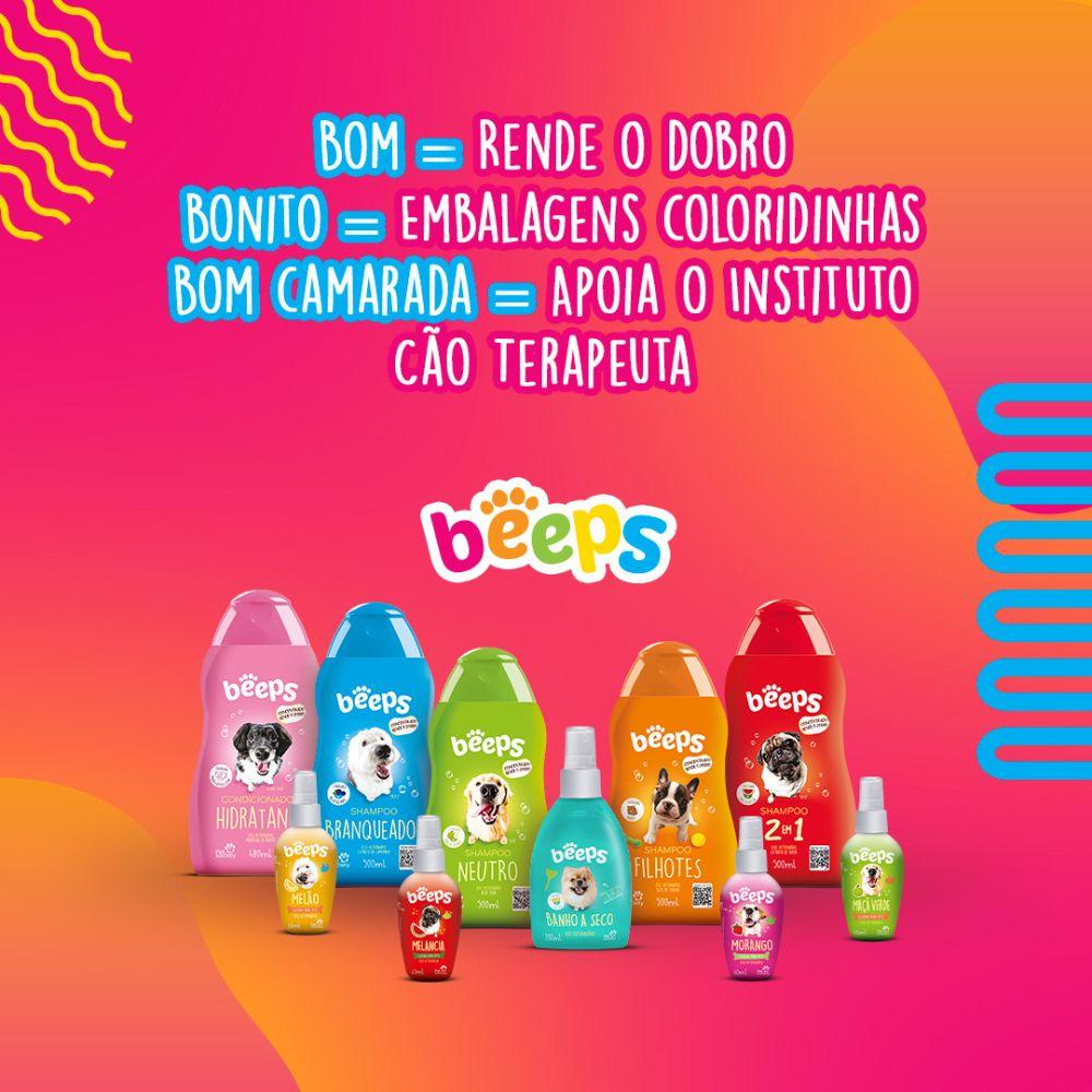 Shampoo para Filhotes Cheiro de Baby 500 ml Beeps