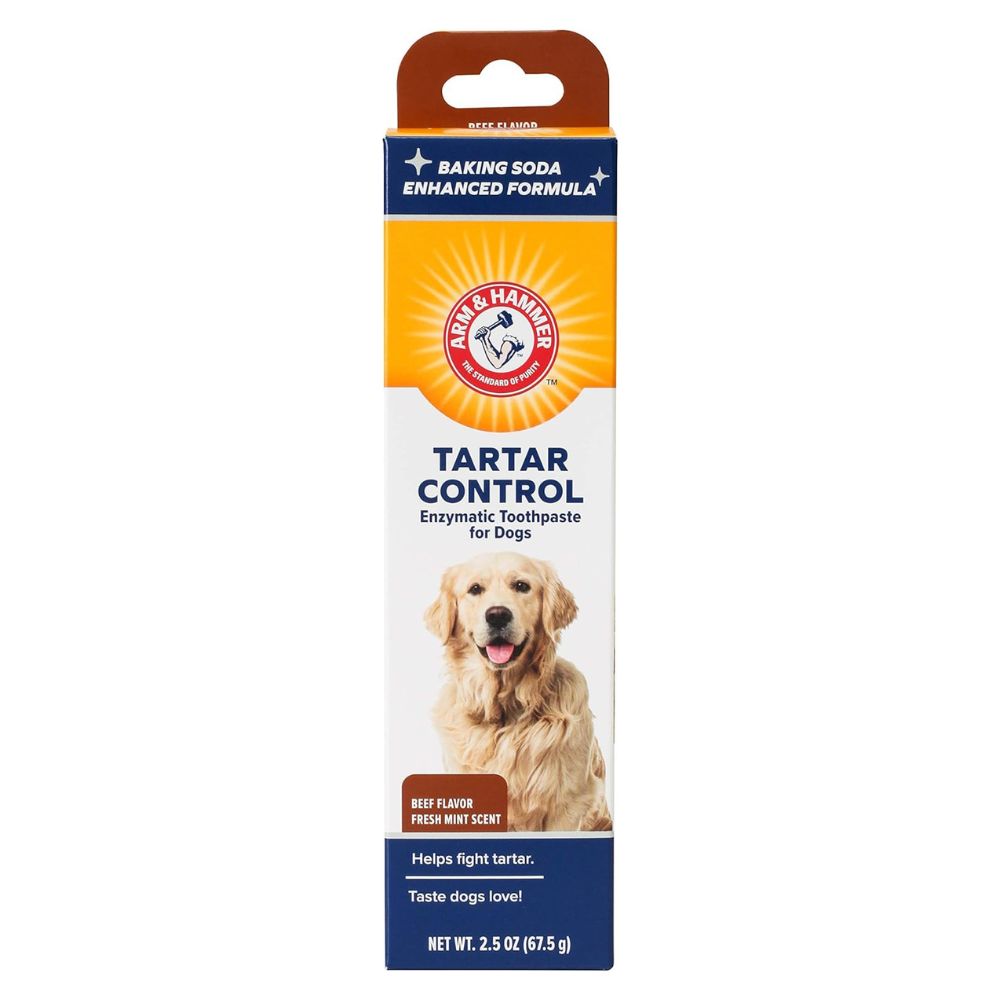 Pasta de Dentes Enzimática Cachorros Controle de Tártaro Carne 67,5g Arm & Hammer