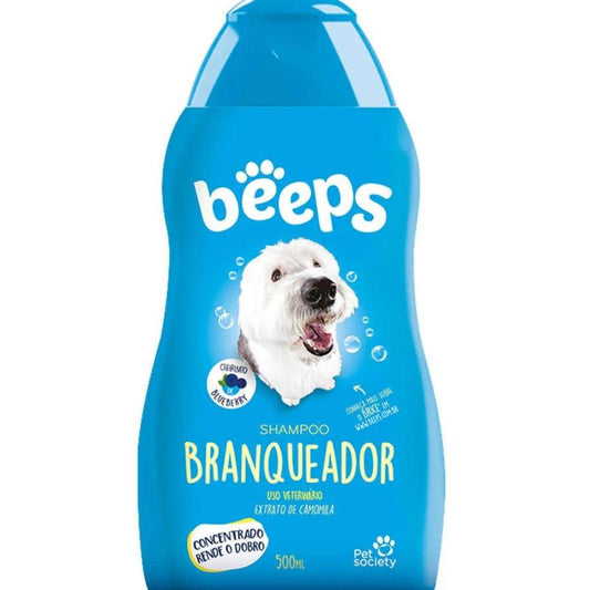 Shampoo Branqueador para Pet Cheiro de Blueberry 500 Ml Beeps