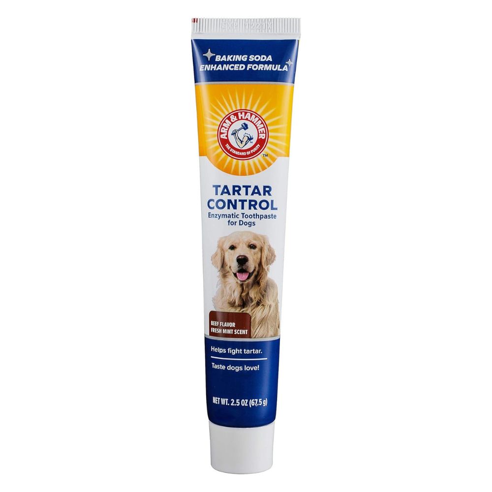 Pasta de Dentes Enzimática Cachorros Controle de Tártaro Carne 67,5g Arm & Hammer