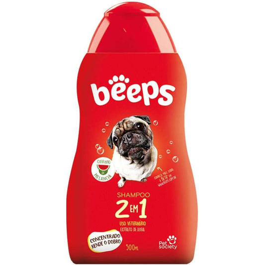 Shampoo 2 em 1 para Pet Chiero de Melancia 500ml Beeps